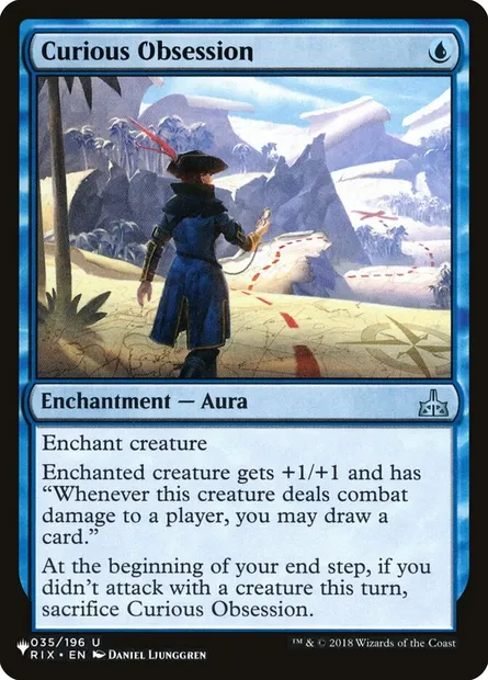 Curious Obsession, Magic card PLST RIX-35 — The List set