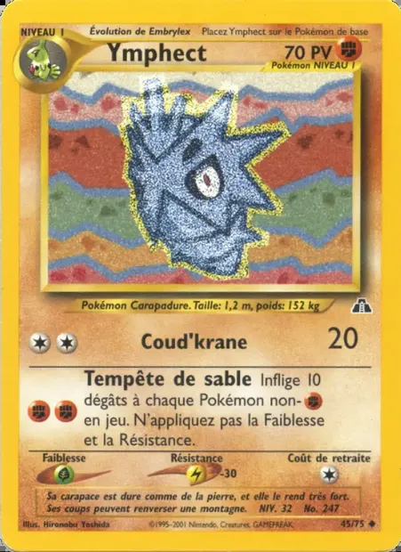 Ymphect, carte Pokémon ND 45 — extension Neo Discovery