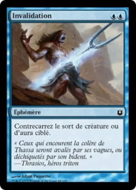 Invalidation, carte Magic BNG 45 — extension Créations divines