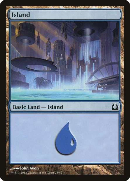 Island, Magic card RTR 255 — Return to Ravnica set