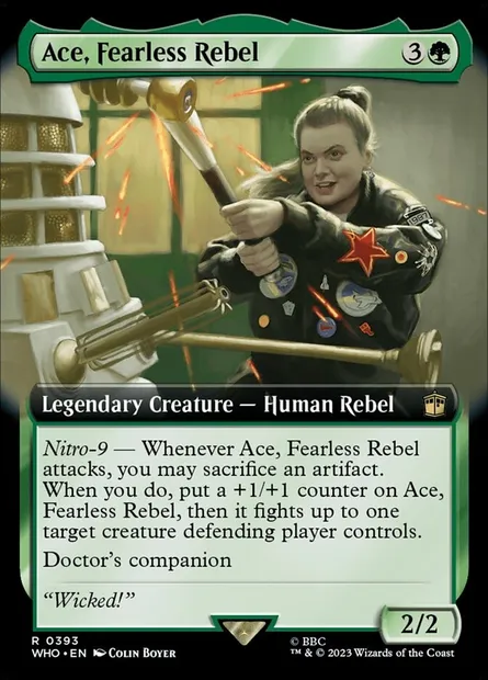 Ace, rebelle intrépide, carte Magic WHO 393 — extension Doctor Who