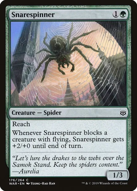 Snarespinner, Magic card WAR 176 — War of the Spark set