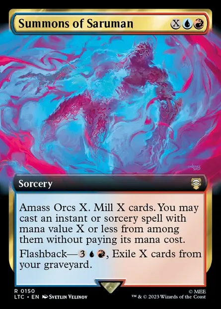 Summons of Saruman, Magic card LTC 150 — Tales of Middle-earth Commander set