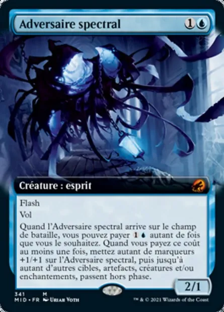 Adversaire spectral, carte Magic MID 341 — extension Innistrad : chasse de minuit