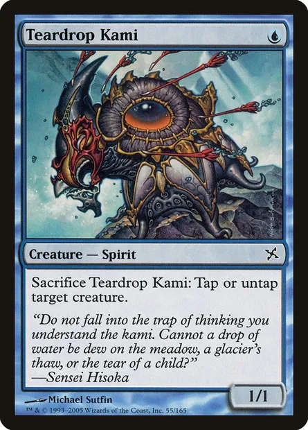 Teardrop Kami, Magic card BOK 55 — Betrayers of Kamigawa set