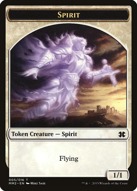 Spirit, Magic card TMM2 5 — Modern Masters 2015 Tokens set