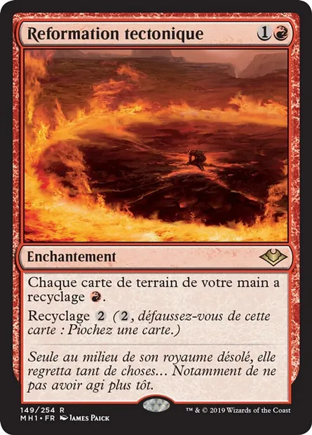 Reformation tectonique, carte Magic MH1 149 — extension Horizons du Modern