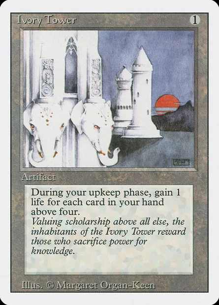 Ivory Tower, Magic card 3ED 254 — Revised Edition set