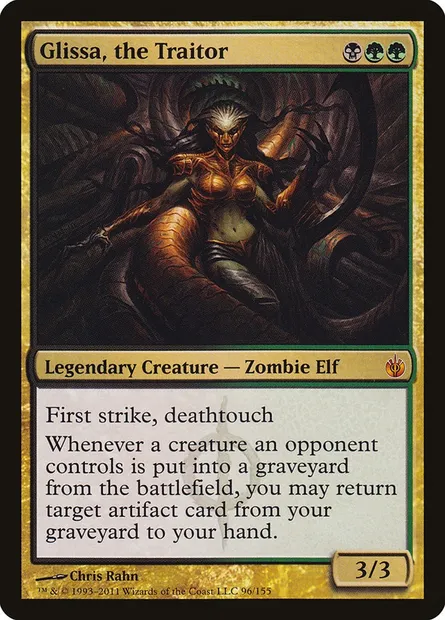 Glissa, the Traitor, Magic card MBS 96 — Mirrodin Besieged set