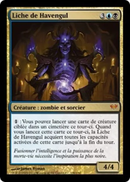 Liche de Havengul, carte Magic DKA 139 — extension Obscure Ascension