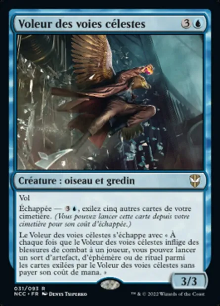 Voleur des voies célestes, carte Magic NCC 31 — extension New Capenna Commander
