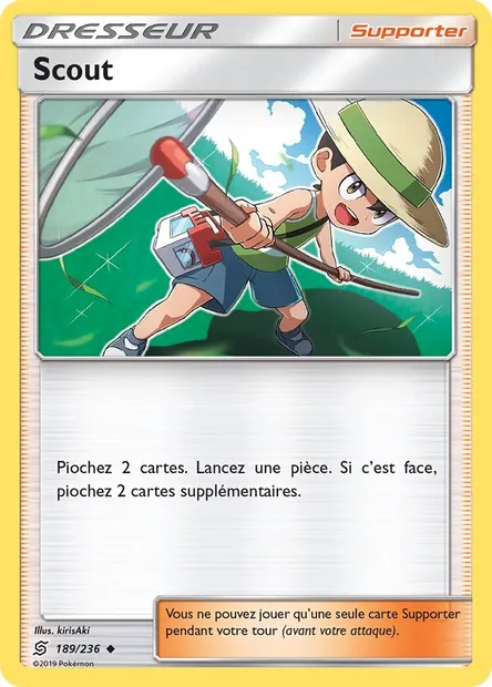 Scout, carte Pokémon UNM 189 — extension Harmonie des Esprits