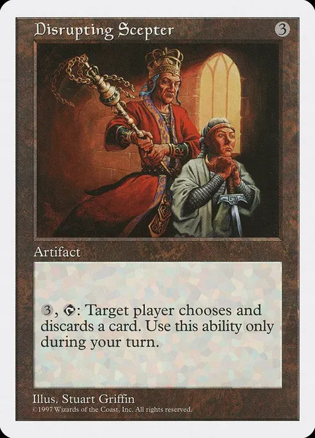 Disrupting Scepter, Magic card 5ED 365 — Fifth Edition set