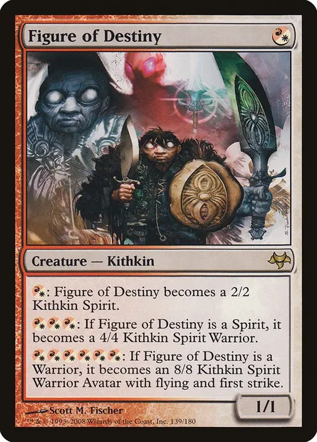 Figure of Destiny, Magic card EVE 139 — Eventide set