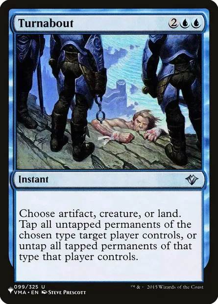 Revirement, carte Magic PLST VMA-99 — extension The List