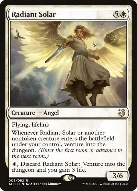 Radiant Solar, Magic card AFC 9 — Forgotten Realms Commander set