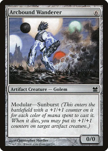 Arcbound Wanderer, Magic card MMA 200 — Modern Masters set