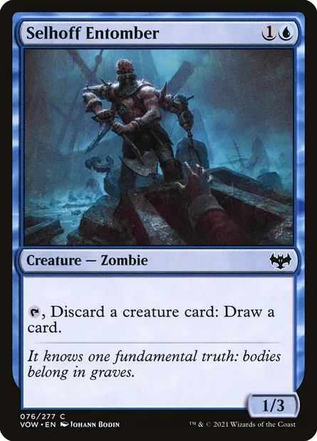 Selhoff Entomber, Magic card VOW 76 — Innistrad: Crimson Vow set