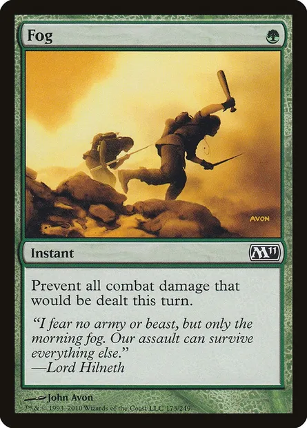 Fog, Magic card M11 173 — Magic 2011 set