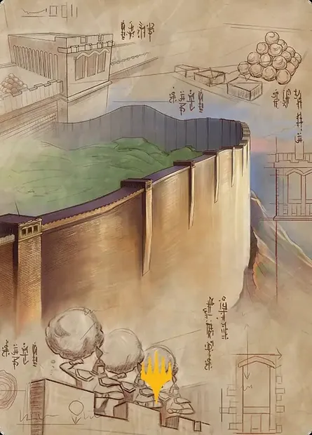 The Walls of Ba Sing Se // The Walls of Ba Sing Se, Magic card ATLA 38 — Avatar: the Last Airbender Art Series set