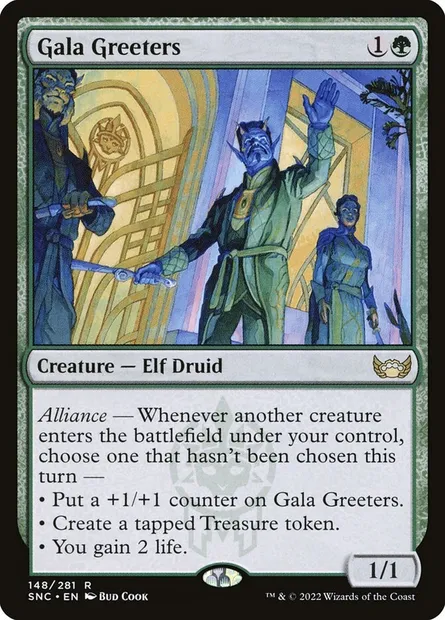 Gala Greeters, Magic card SNC 148 — Streets of New Capenna set