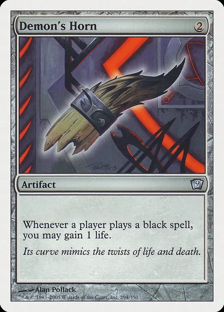 Corne de démon, carte Magic 9ED 294 — extension Neuvième Edition