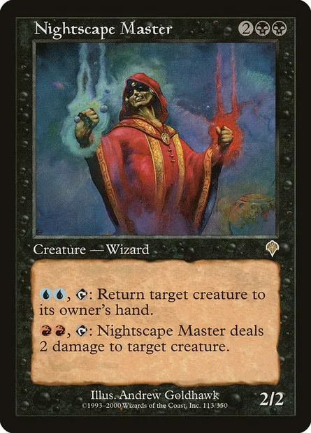 Nightscape Master, Magic card INV 113 — Invasion set