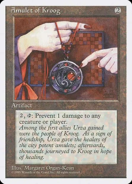 Amulet of Kroog, Magic card 4ED 293 — Fourth Edition set