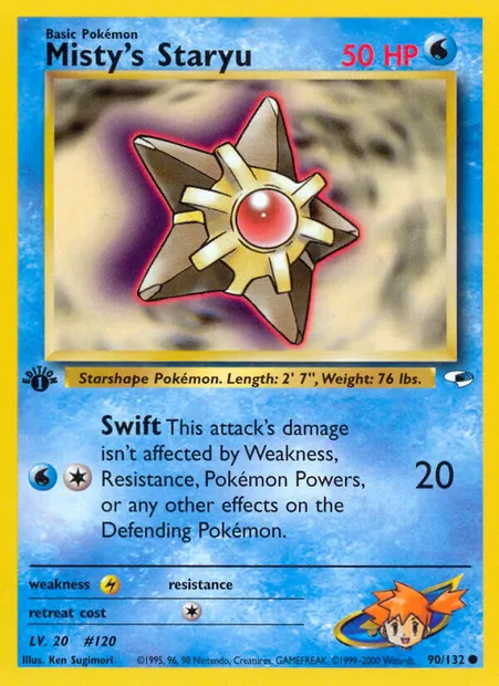 Stari d'Ondine, carte Pokémon GH 90 — extension Gym Heroes