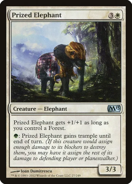 Prized Elephant, Magic card M13 27 — Magic 2013 set