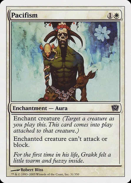 Pacifism, Magic card 9ED 31 — Ninth Edition set