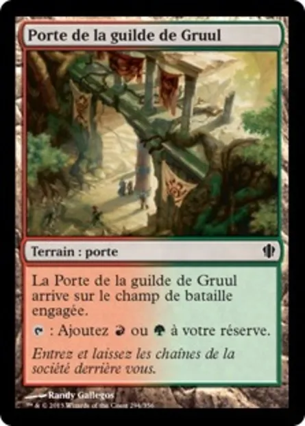 Porte de la guilde de Gruul, carte Magic C13 294 — extension Commander 2013