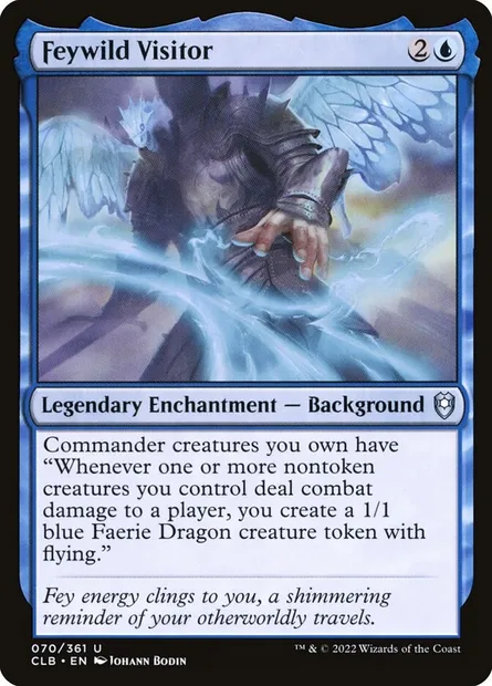 Feywild Visitor, Magic card CLB 70 — Commander Legends: Battle for Baldur's Gate set