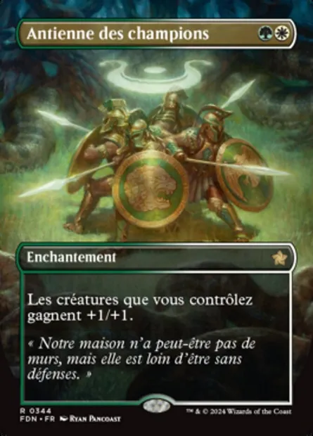 Antienne des champions, carte Magic FDN 344 — extension Foundations