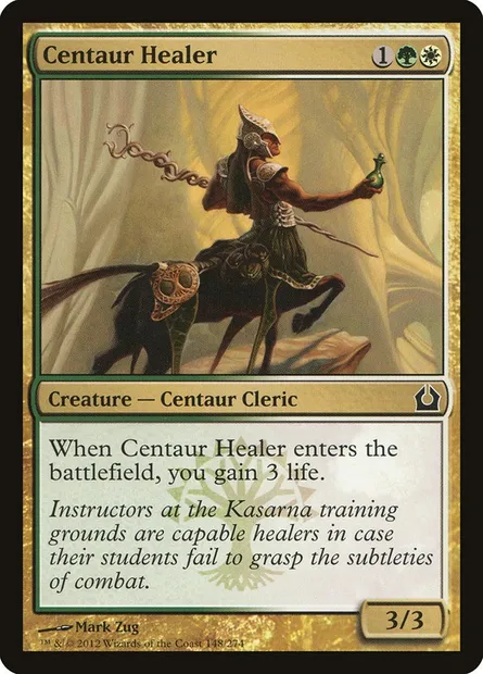 Centaur Healer, Magic card RTR 148 — Return to Ravnica set