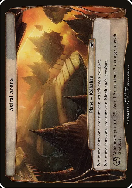 Astral Arena, Magic card OPCA 14 — Planechase Anthology Planes set