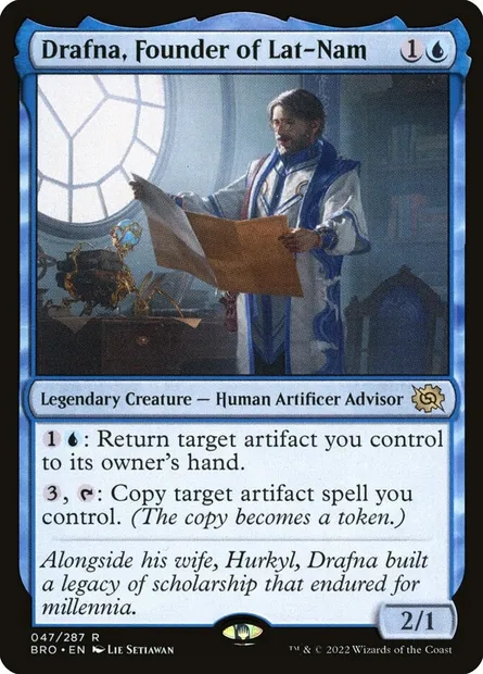 Drafna, Founder of Lat-Nam, Magic card BRO 47 — The Brothers' War set