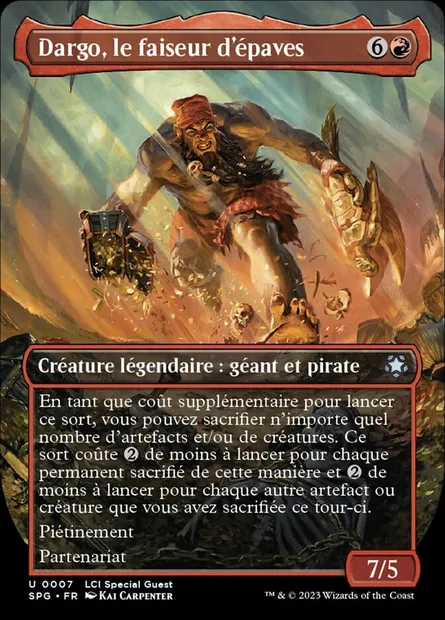 Dargo, le faiseur d'épaves, carte Magic SPG 7 — extension Special Guests