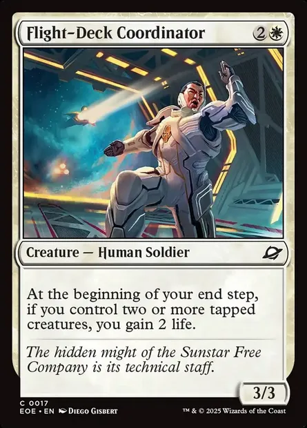 Flight-Deck Coordinator, Magic card EOE 17 — Edge of Eternities set