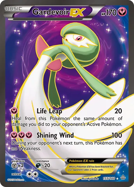 Gardevoir EX, Pokémon card PRC 155 — Primal Clash set
