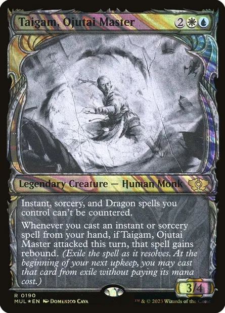 Taigam, Ojutai Master, Magic card MUL 190 — Multiverse Legends set