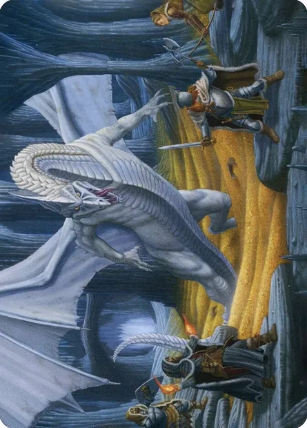 Cave of the Frost Dragon // Cave of the Frost Dragon, Magic card AAFR 46 — Adventures in the Forgotten Realms Art Series set