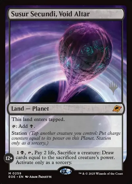 Susur Secundi, Void Altar, Magic card PEOE 259p — Edge of Eternities Promos set