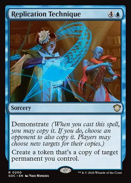 Replication Technique, Magic card SOC 200 — Secrets of Strixhaven Commander set