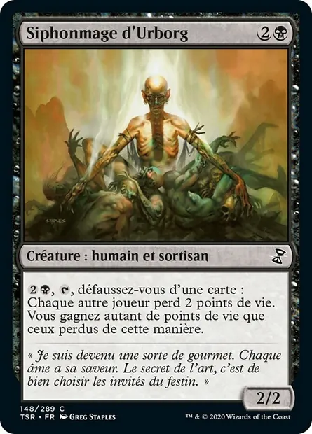 Siphonmage d'Urborg, carte Magic TSR 148 — extension Spirale Temporelle Remastered