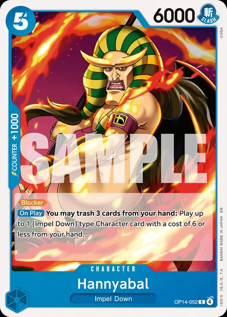 Hannyabal, One Piece card OP14-052 — THE AZURE SEA’S SEVEN set