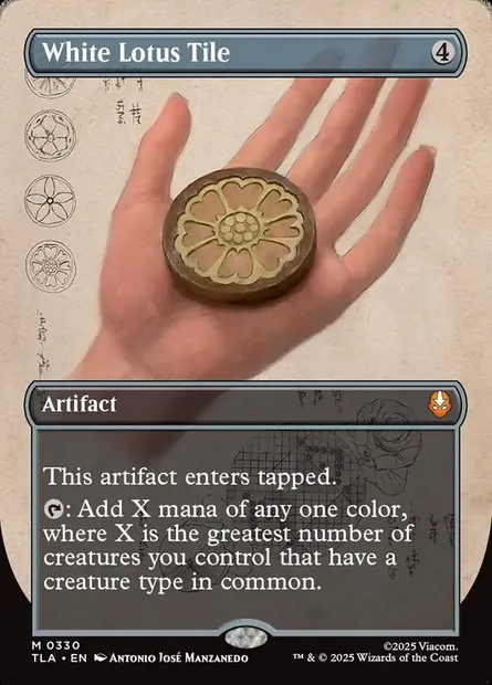 White Lotus Tile, Magic card TLA 330 — Avatar: The Last Airbender set