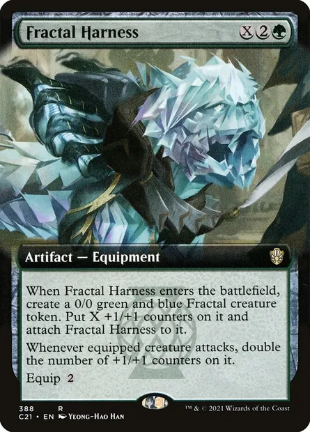 Fractal Harness, Magic card C21 388 — Commander 2021 set