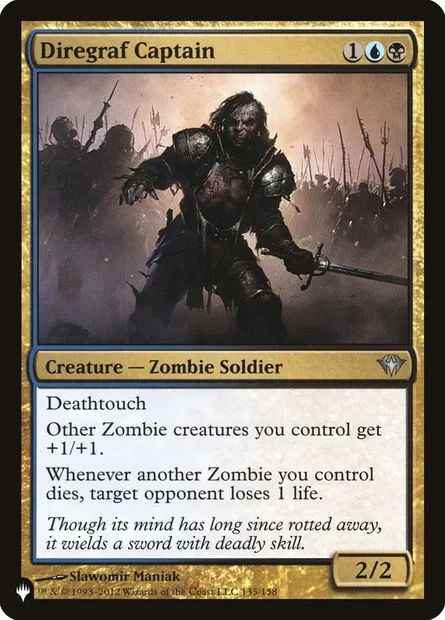 Diregraf Captain, Magic card PLST DKA-135 — The List set