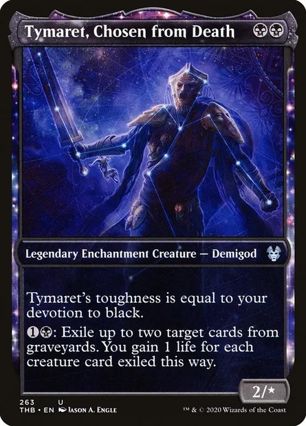 Tymaret, élu parmi les morts, carte Magic THB 263 — extension Theros Beyond Death